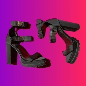 Buckle Strap High Heels